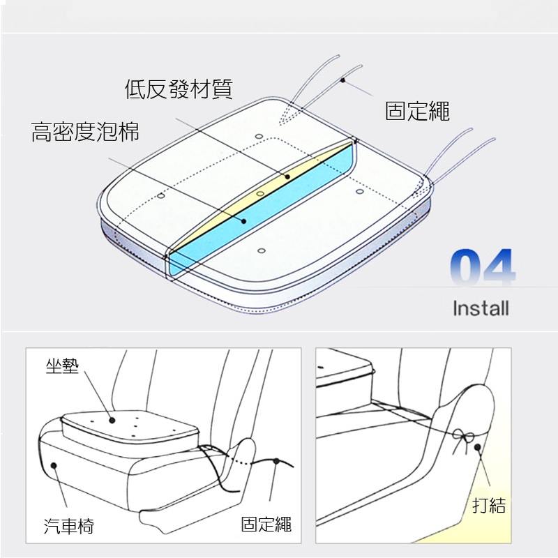 [威力車坊]日本 【BONFORM】5123-12 增高輔助坐墊, , large