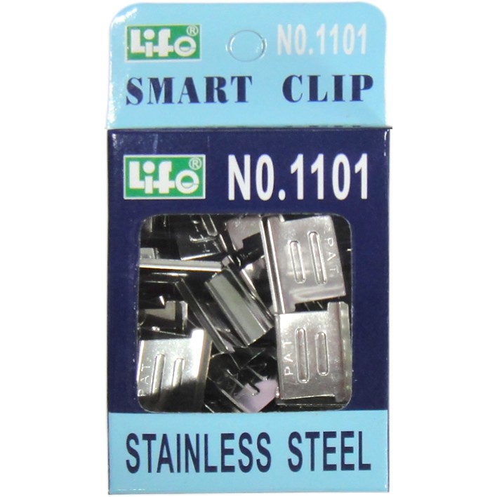 徠福 Life 非釘書針(NO.1101)規格:不銹鋼40入18*6mm