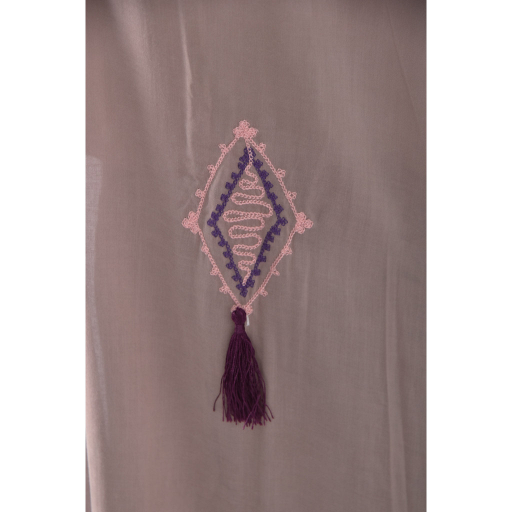 (F) ma huan yi chuV領棕色罩衫二手衣, , large