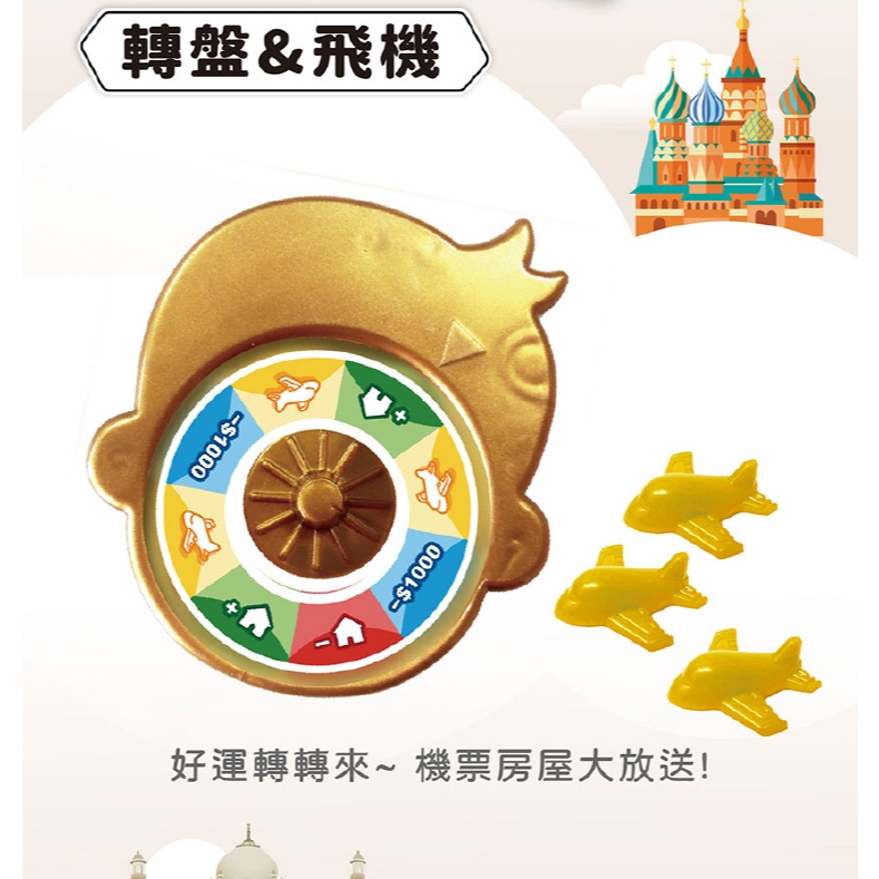 大富翁  (新超萌)世界之旅 A394, , large