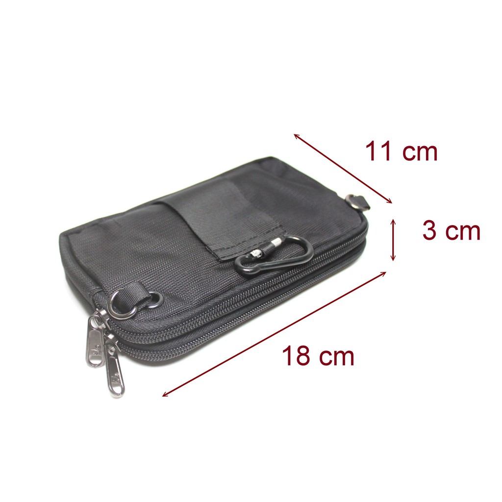 【YUN JOIN】Horizontal multifunctional waist bag, , large