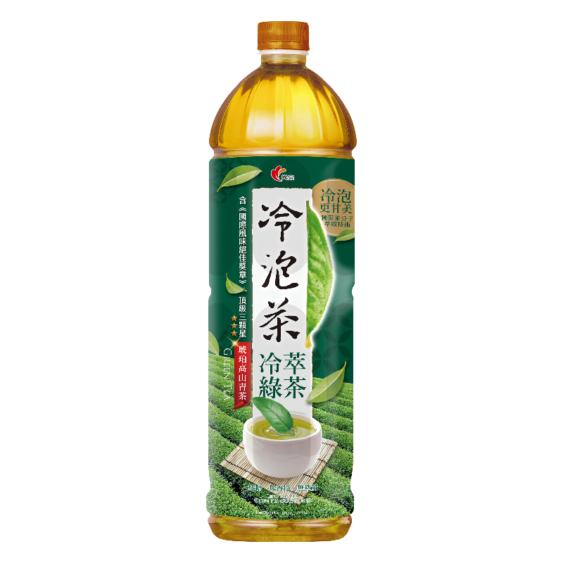 光泉冷泡茶冷萃綠茶無糖1235ml, , large