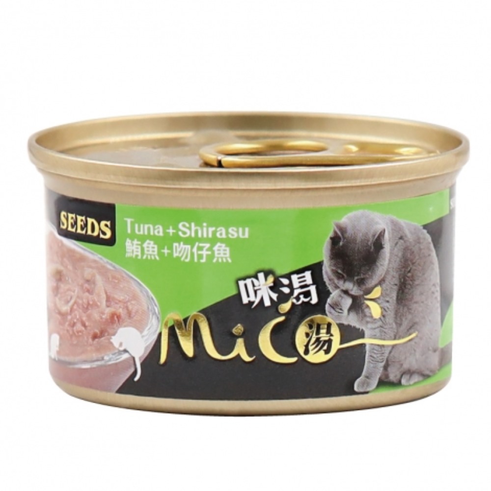 【拉拉寵物小舖】seeds 惜時 貓罐頭 MICO 咪渴機能湯罐, , large