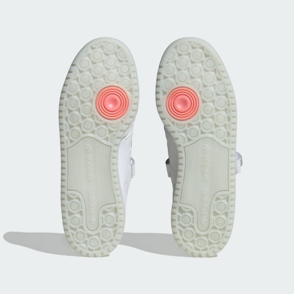 Kixpress-Adidas Forum Low W 女 運動休閒鞋 舒適 穿搭 白 粉紅 [HQ1932], , large