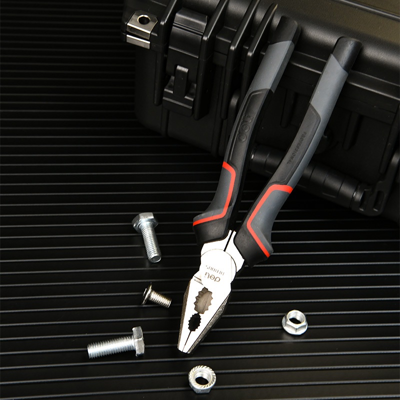 【deli tools】8" professional multi-function pliers professional PRO series, , large