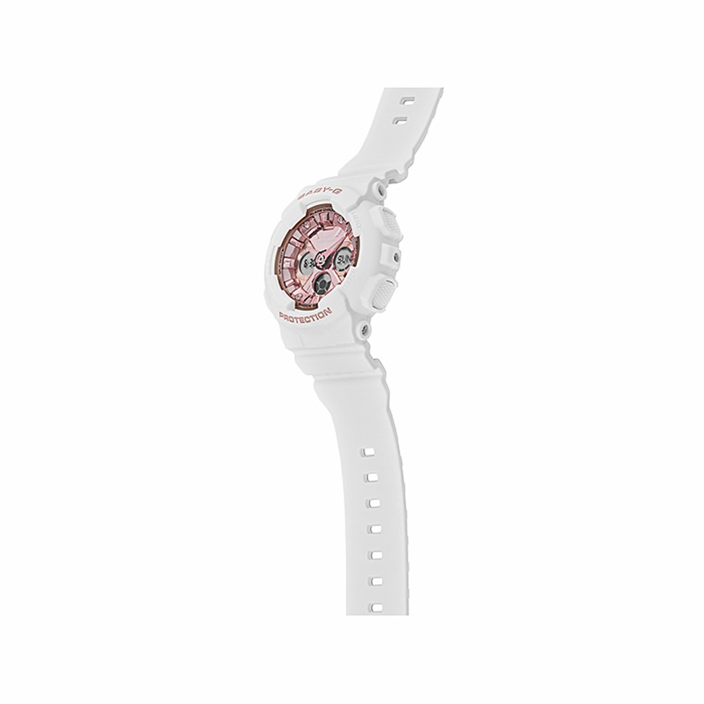 CASIO 卡西歐 BABY-G 人氣手錶/白(BA-130-7A1), , large