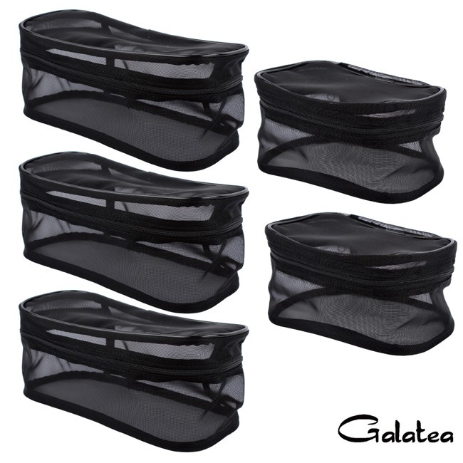 【Galatea葛拉蒂】可透視萬用收納網格袋(長+方）5入組, , large