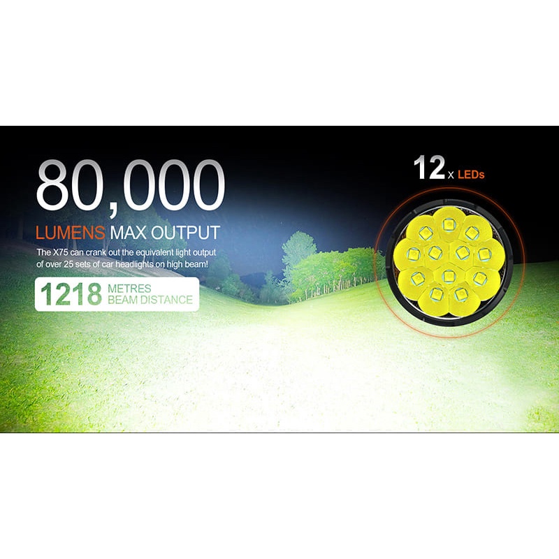 ACEBEAM X75 High-brightness flashlight, , large