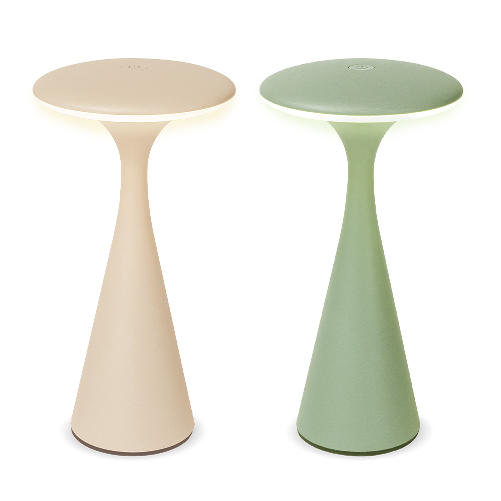 DanceLight Nordic style LED twilight table lamp matte sandblasting texture night light IP66 lightweight and portable (mo gray green), , large