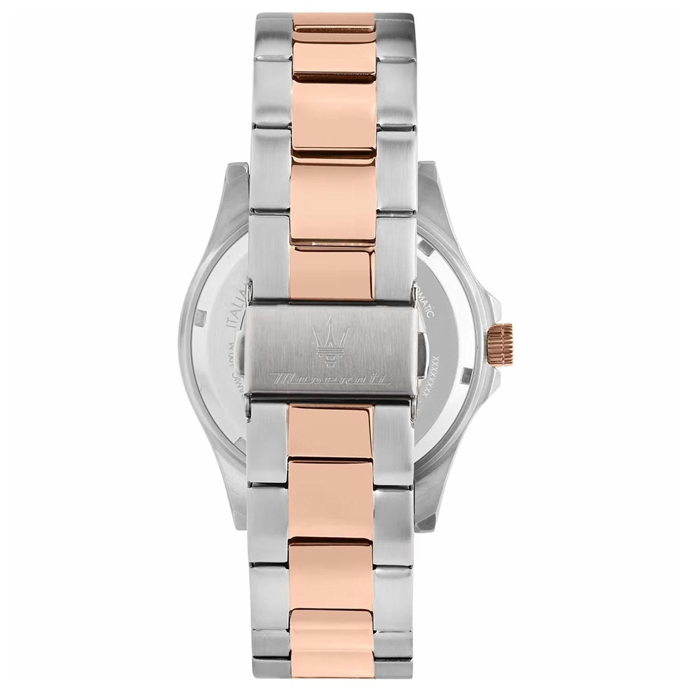 MASERATI 瑪莎拉蒂 Competizione賽道競馳系列機械手錶 玫瑰金x銀色-43mm R8823100001, , large