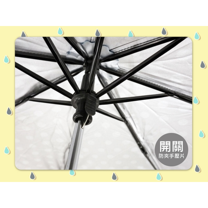 8K tri-fold silver flower folding umbrella polka dots Color selectable red/pink white/pink/aqua blue/dark blue/black windproof and anti-ultraviolet light for easy storage, , large