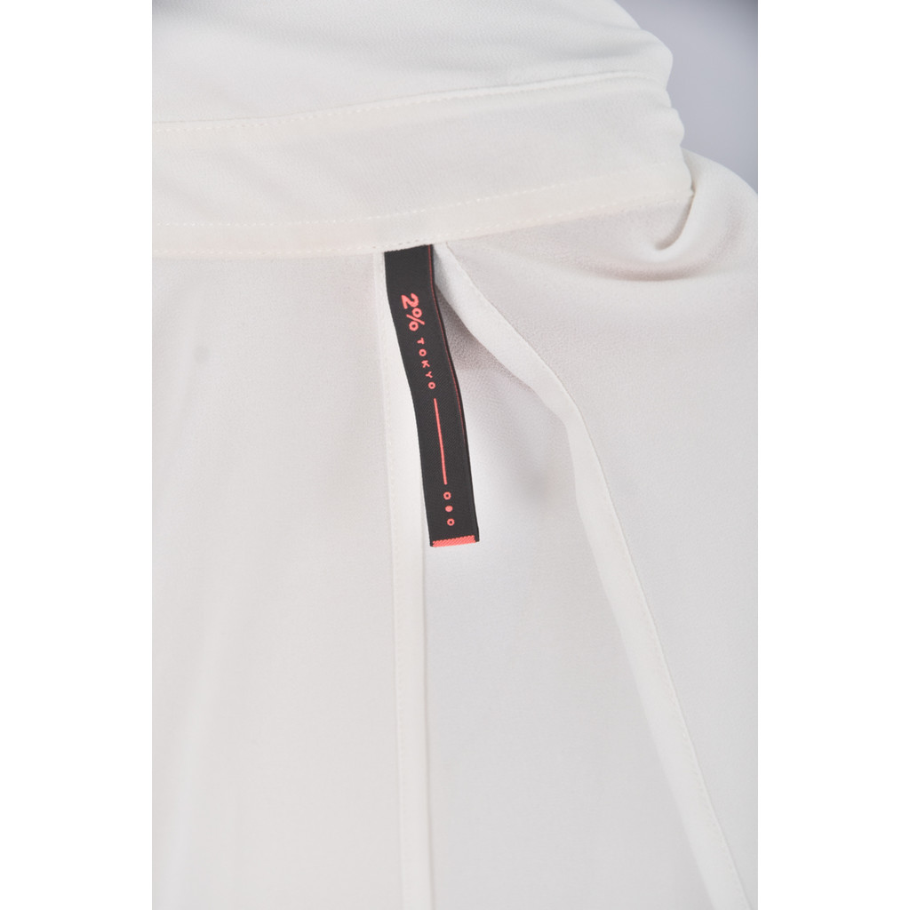 (S) 2 tokyo質感紡紗無袖白色上衣二手衣, , large