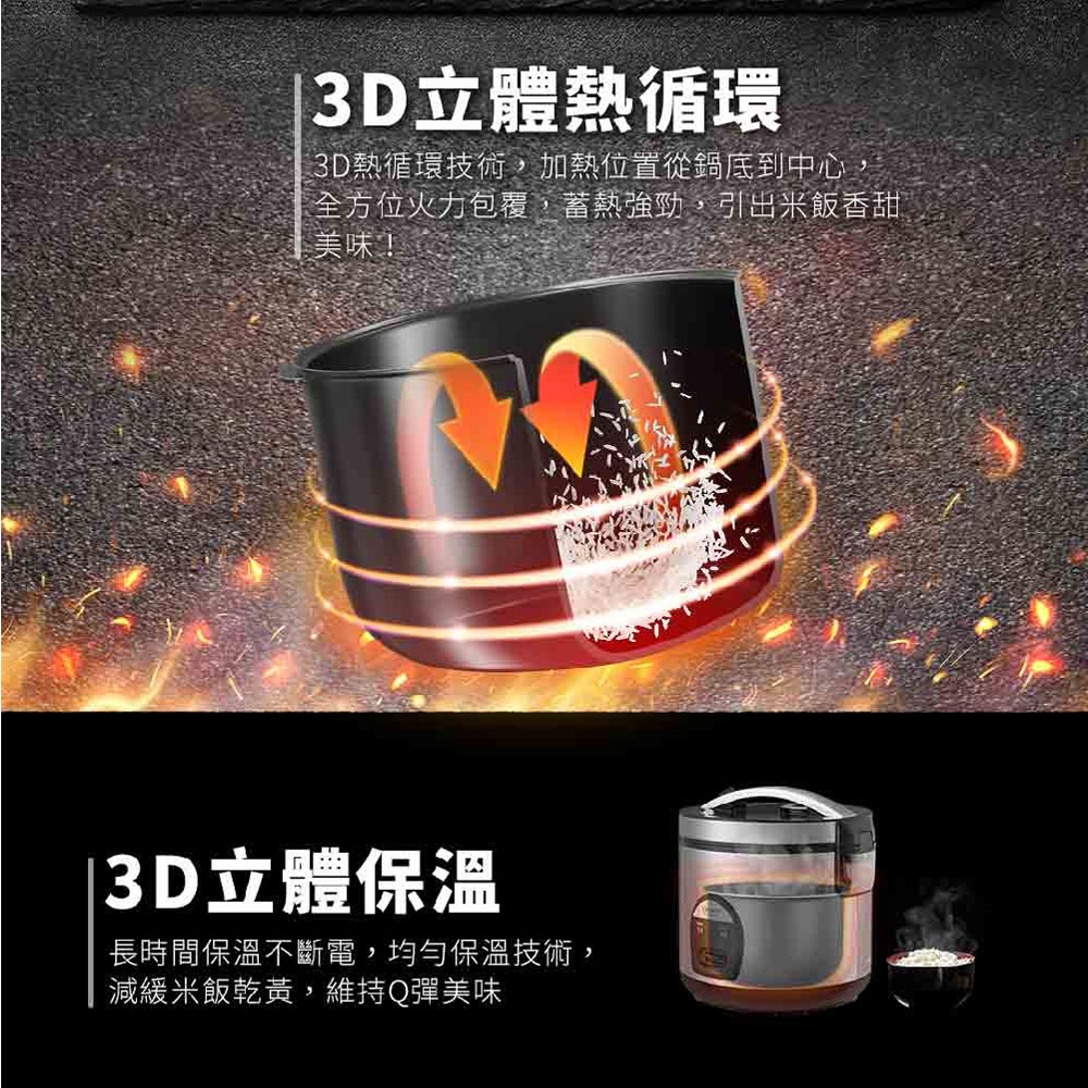 CHIMEI 10-Cup Mechanical Electronic Rice Cooker EP-10MCR0, , large