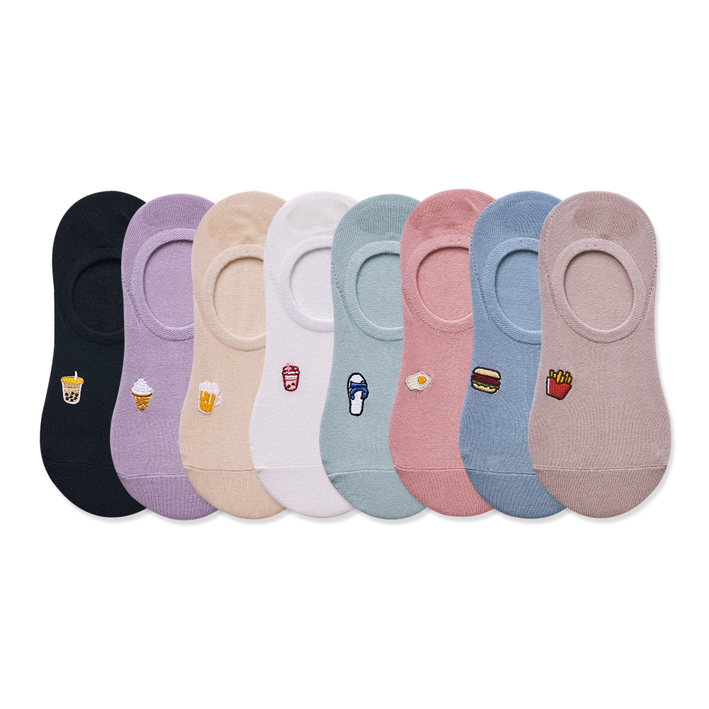 (多款)韓系刺繡隱形襪 台灣製隱形襪【ONEDER 旺達棉品】GK-AP101, , large