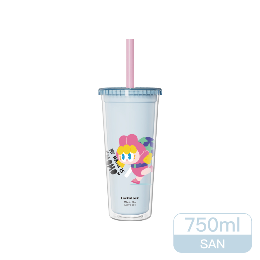 樂扣酷趣珍奶吸管隨行杯750ml, , large