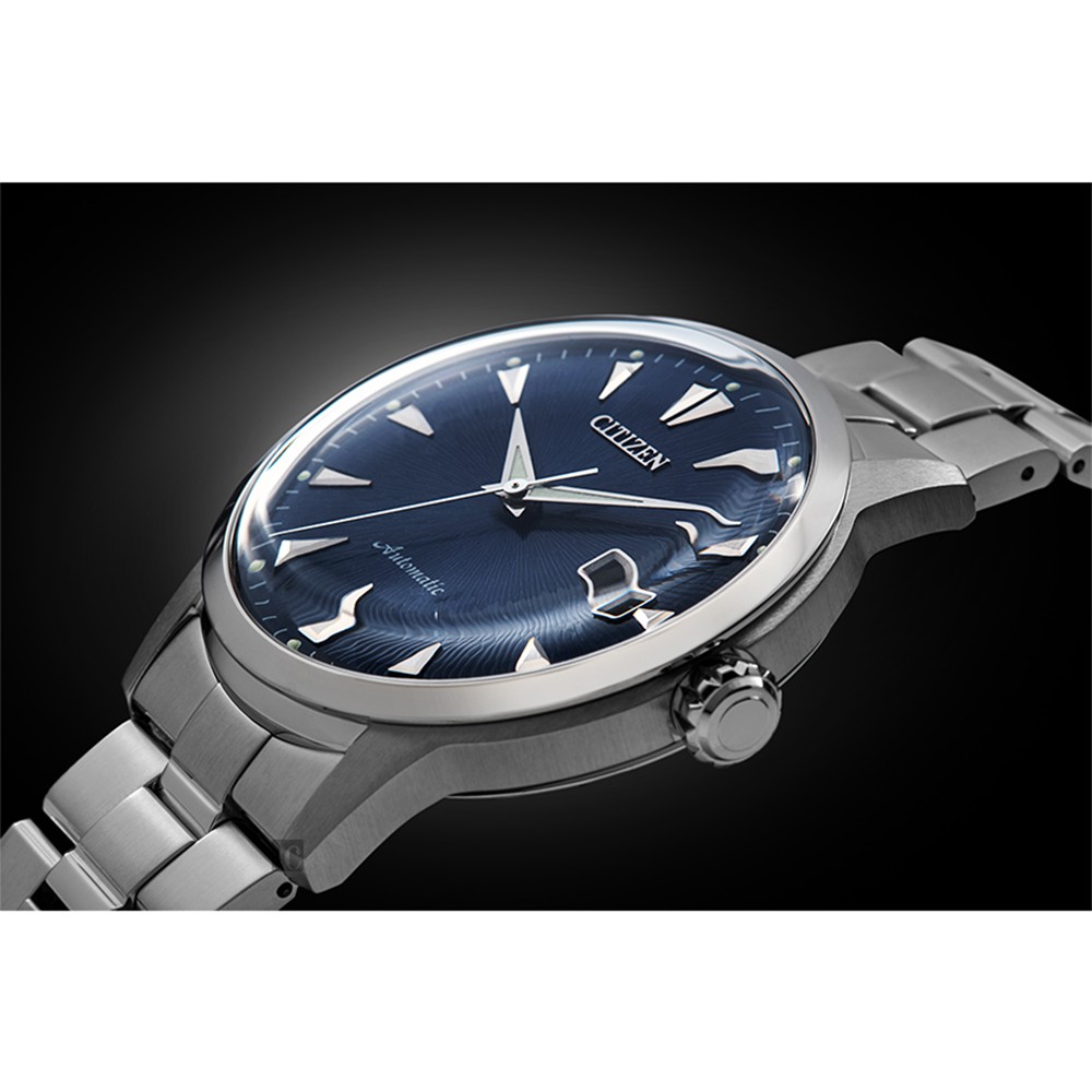 CITIZEN 星辰 限量黑潮復古版 機械錶-41mm NK0008-85L, , large