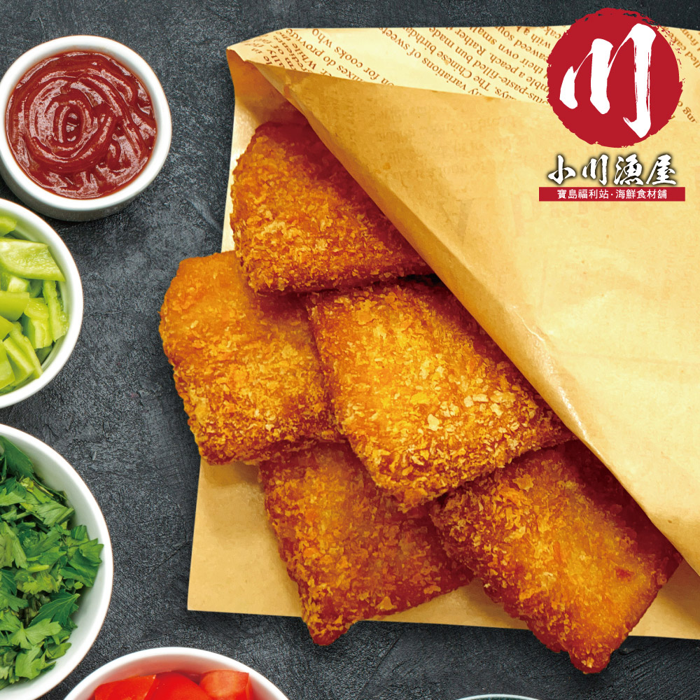 小川漁屋 香酥花枝排12片（75g±10%片/12片/盒）_任選, , large