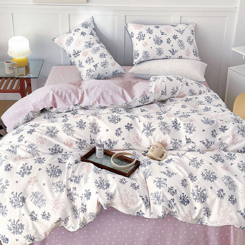 【FOCA】Sure enough, it's auspicious | 200-thread count combed cotton graphene dual-use quilt and bedspread set - double