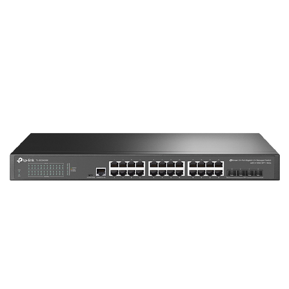 TP-LINK 昌運監視器 TL-SG3428X 24埠Gigabit L2+管理型交換器10/100/1000Mbps, , large