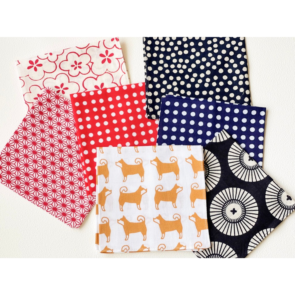 日本選物~ 日本製 KAMAWANU 紅酒/雞尾酒餐巾 全棉 方巾 多功能手巾 手帕 27x27 cm (梅子紅), , large