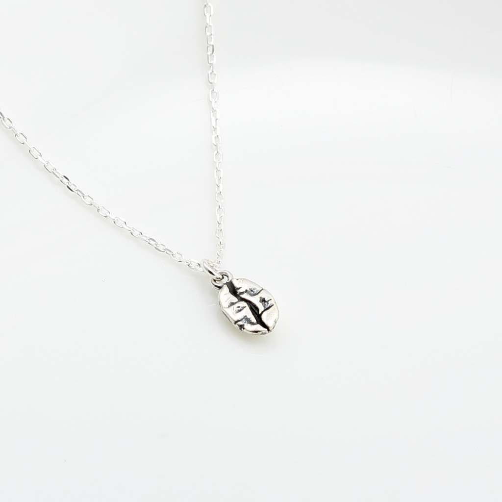 【Angel & Me】Arabica coffee bean s925 sterling silver necklace Birthday gift, , large