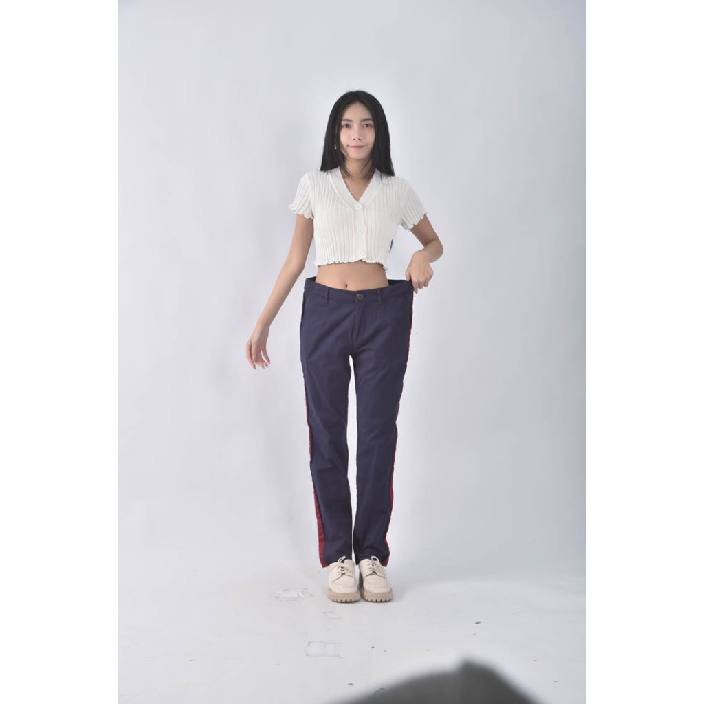 (XL) comoddity寬鬆藍色長褲二手衣, , large