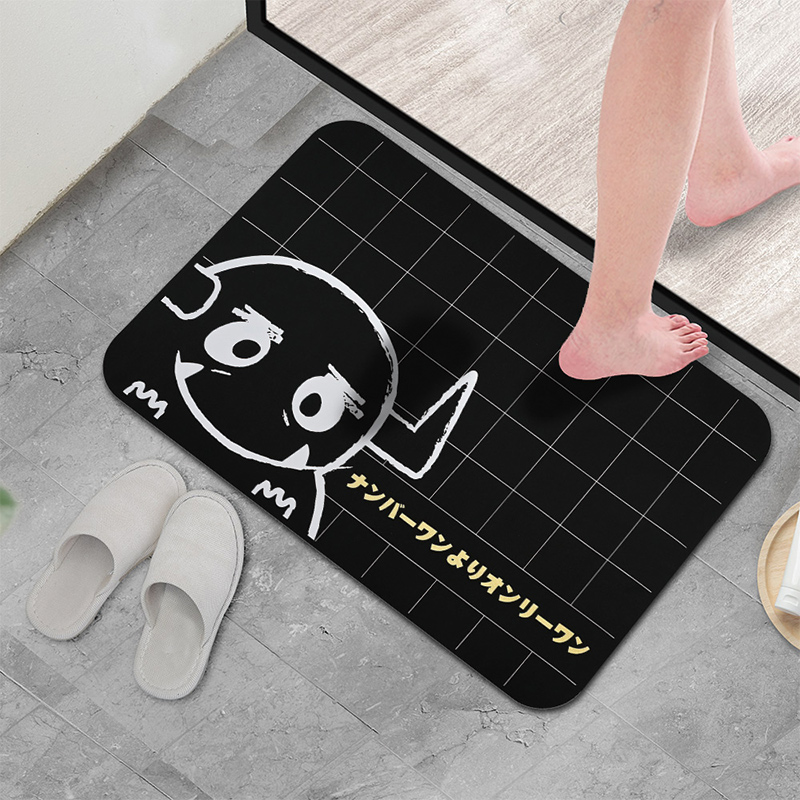 【Monster】 Soft Diatomaceous Earth Absorbent Mat (66x44cm) – One and Only Big Monster, , large