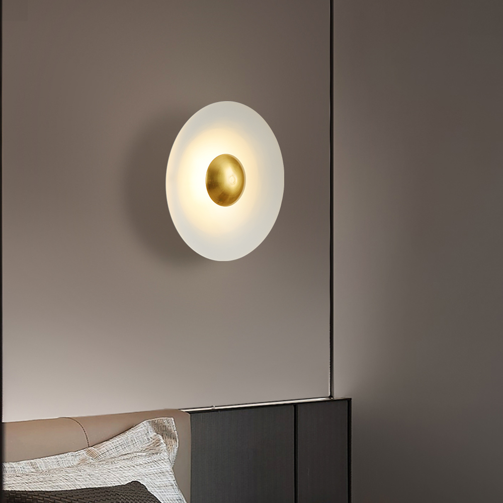 【H&R安室家】 LED白玉盤壁燈 ZA0255, , large