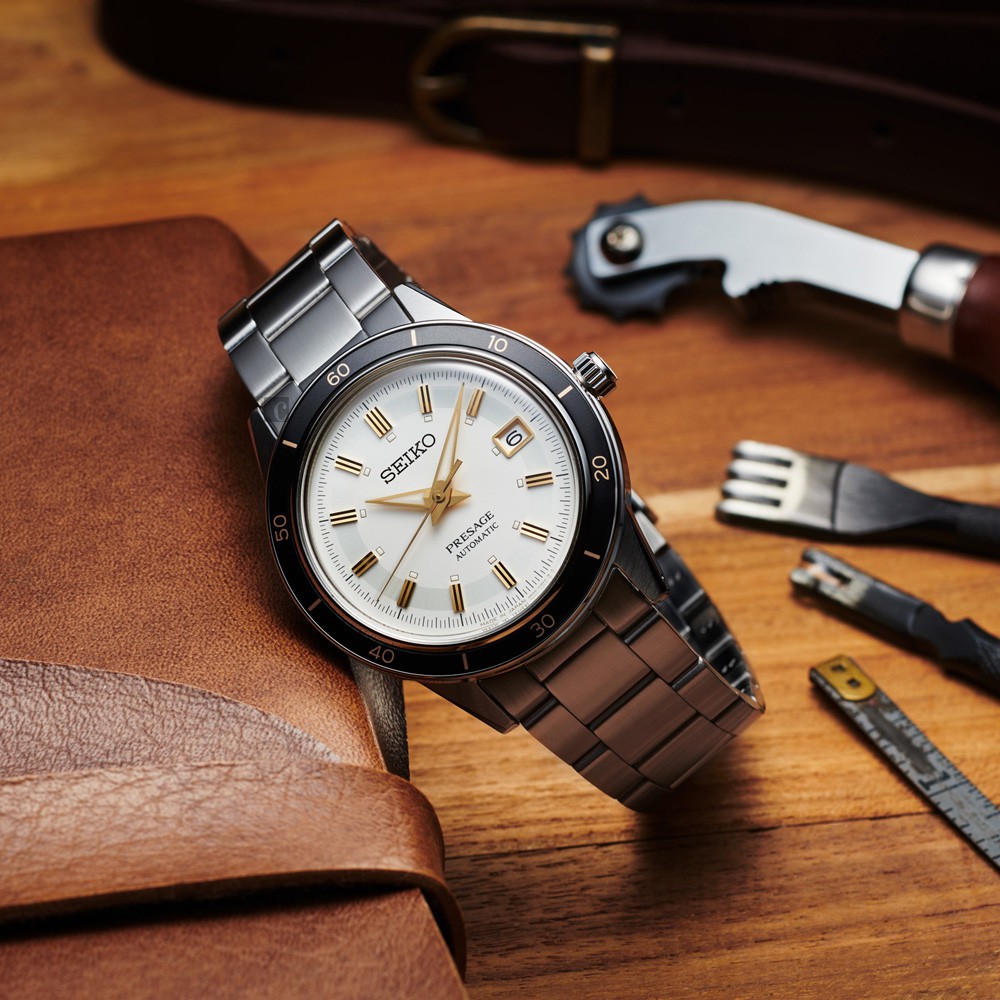 SEIKO 精工 Presage Style60’s系列機械錶 4R35-05A0S/SRPG03J1, , large