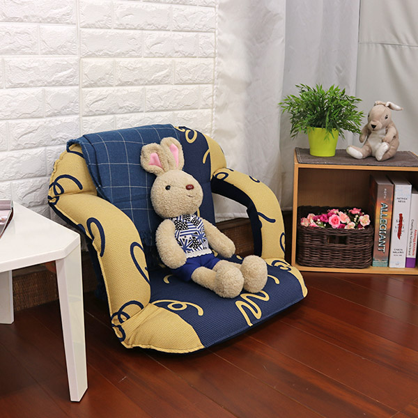 Camila armrest Japanese style chair, , large