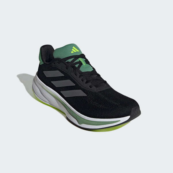 Adidas Response Super M 男 慢跑鞋 運動 跑鞋 緩衝 彈力 黑 綠 [JI4318], , large