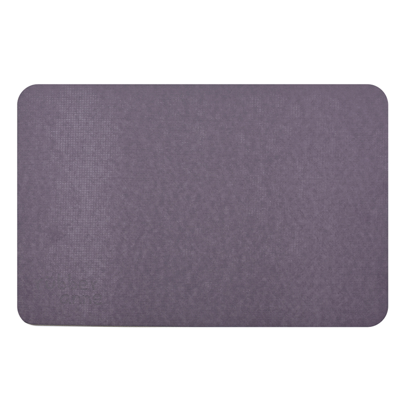 【Monster】 Soft Diatomaceous Earth Absorbent Sink Draining Mat (45x30cm) – Blue Violet, , large