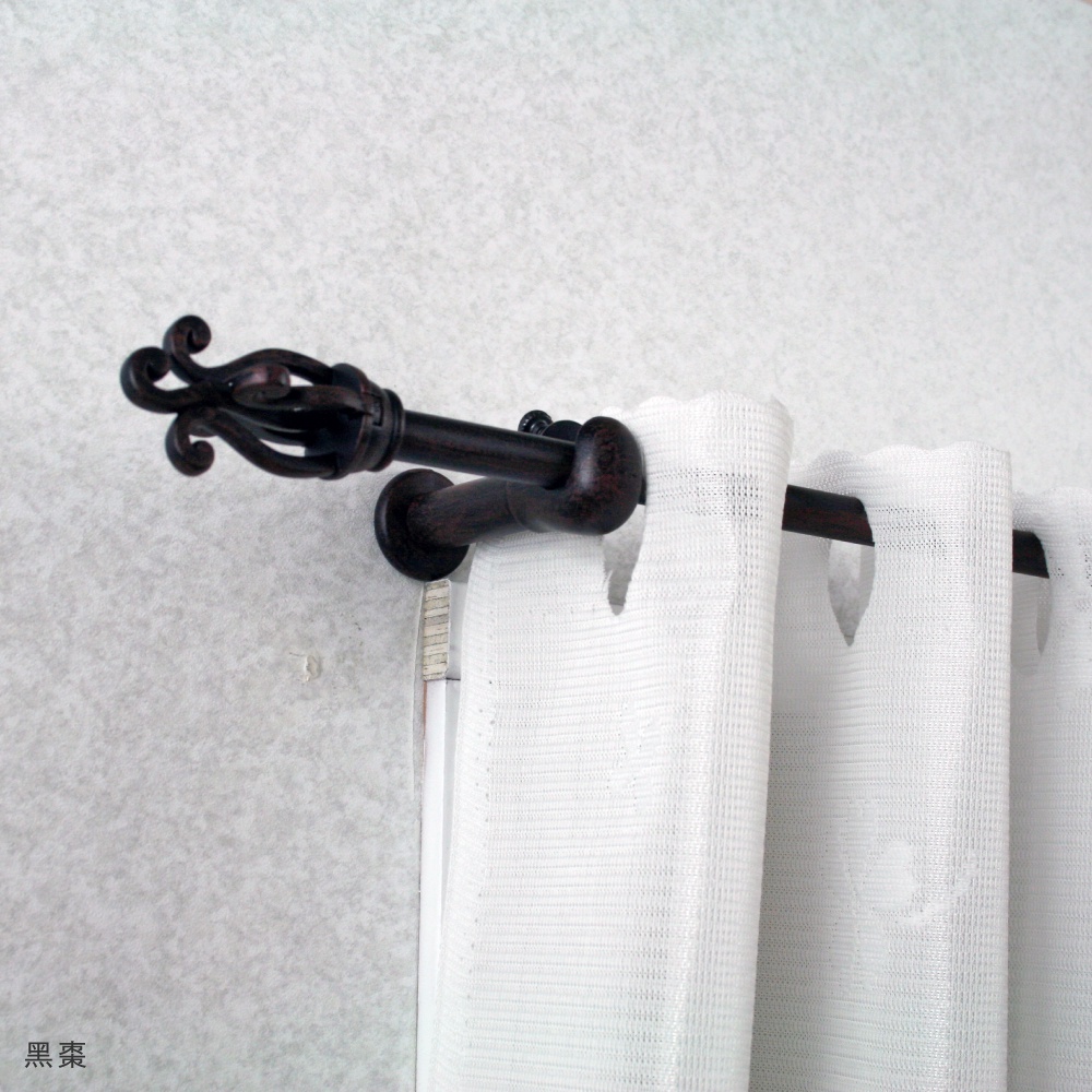 【Colors】伸縮小窗簾桿 水母 56-97cm 管徑 9.8 / 7.8mm 伸縮桿 歐式 復古風格 小窗桿 門簾桿 穿桿, , large