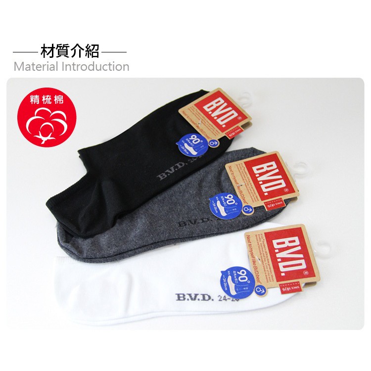 【BVD】男細針低口直角襪<藍綠>B222 男襪 短襪 隱形襪 襪子, , large