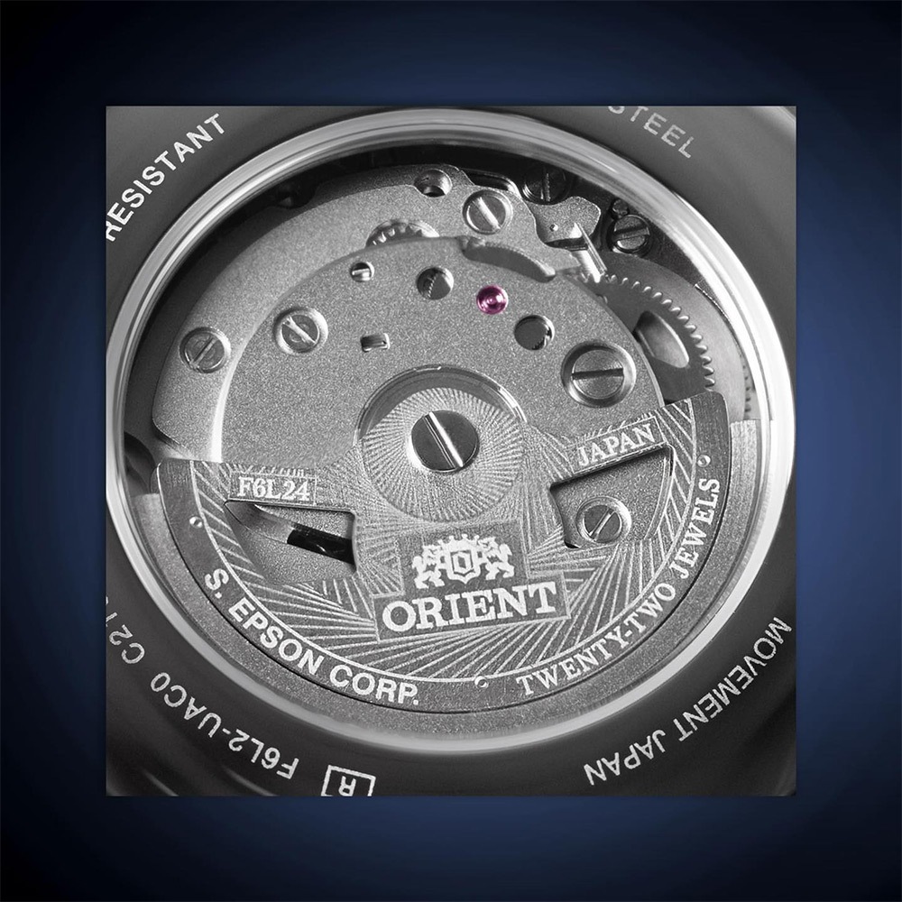 ORIENT 東方錶 Sun & Moon 小鏤空日月相機械錶-41.5mm RA-AS0103A, , large