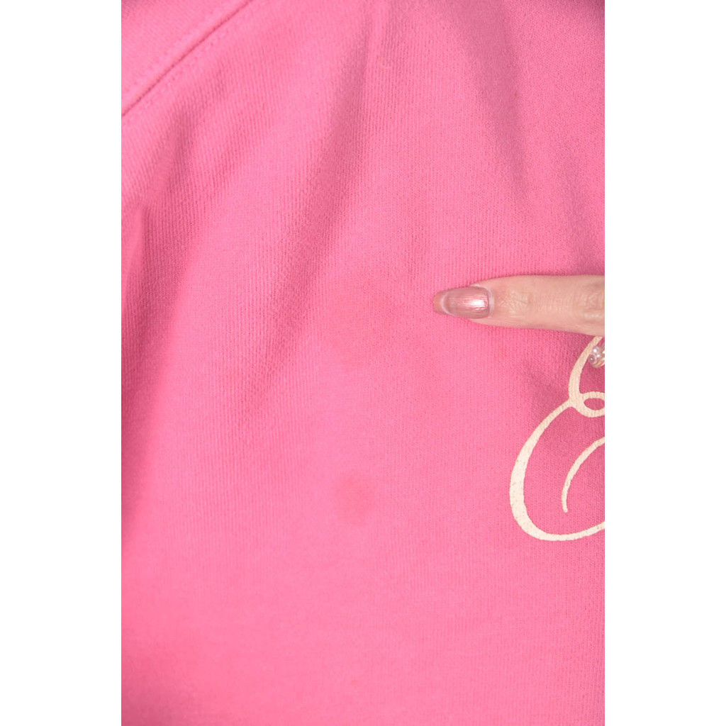 (F) acre運動質感圓領粉色長袖上衣二手衣, , large