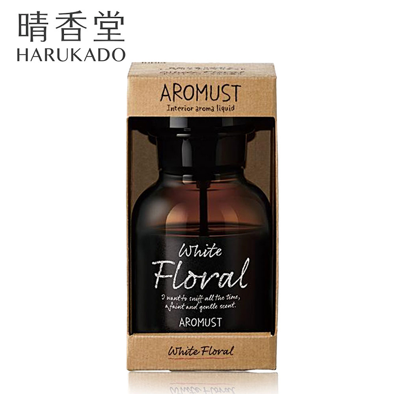 〔本野有限公司〕日本晴香堂室內芳香液棕瓶 白色花香210ml-2入, , large