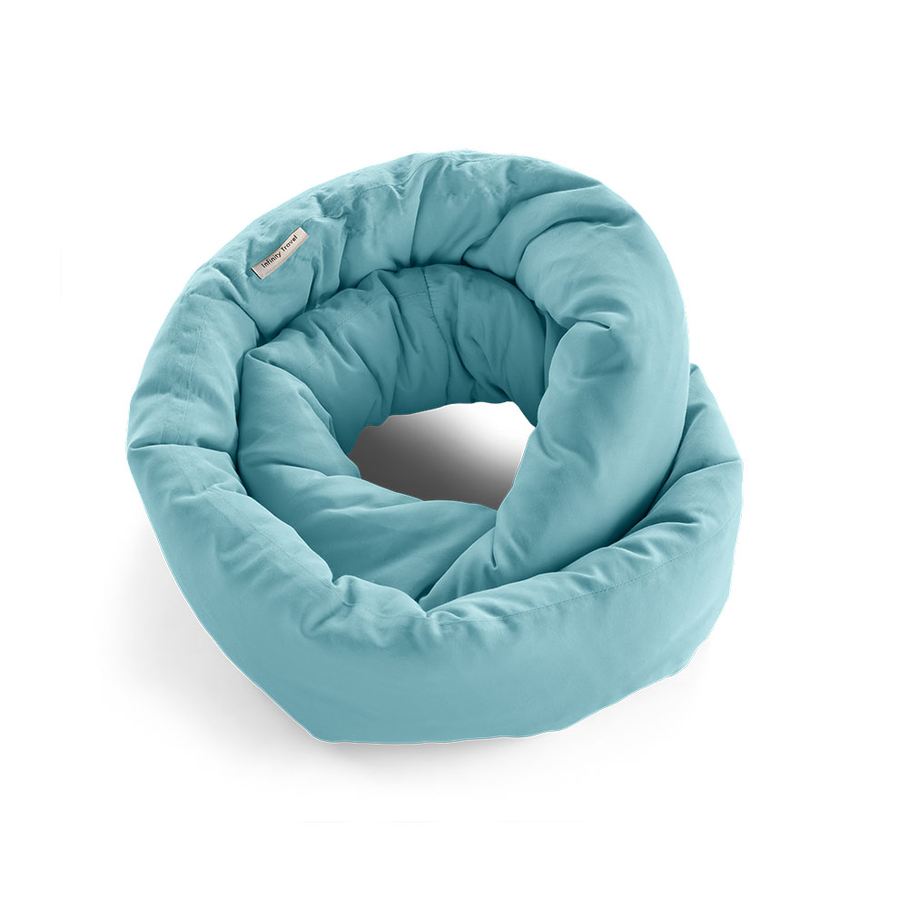 Infinity Pillow Mini Travel Neck Pillow Sky Blue, , large