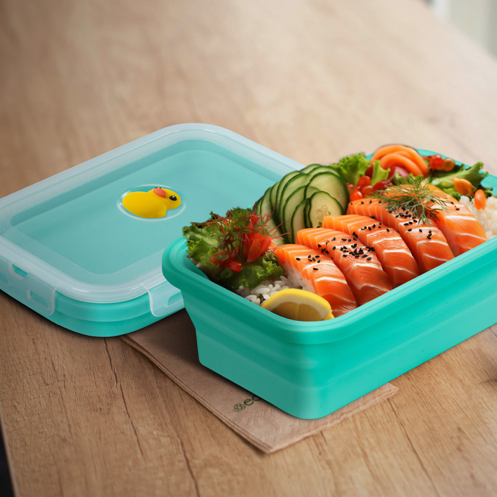 Silicone Foldable Food Container-PEN-12, , large