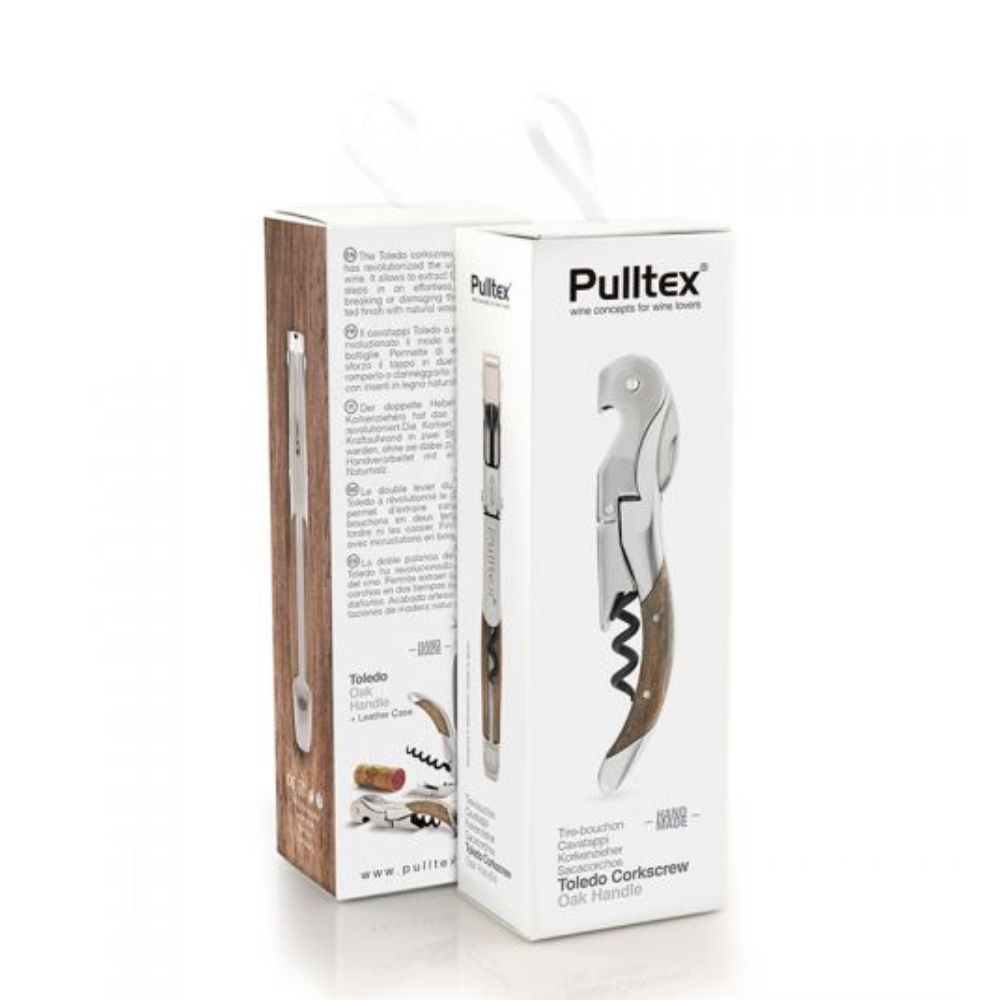 西班牙 Pulltex 托雷多手感木工兩段式開瓶器 橡木, , large