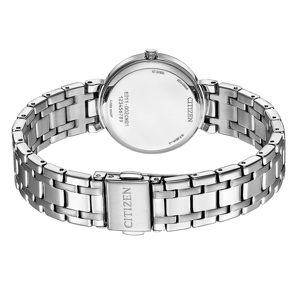 CITIZEN 星辰 LADY 優雅珍珠貝光動能女錶 EW2690-81Y, , large