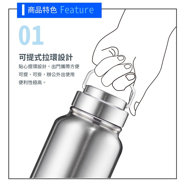 PERFECT 理想牌 晶鑽316不鏽鋼陶瓷保溫杯保溫瓶 600cc不鏽鋼-Leidea樂德兒, , large