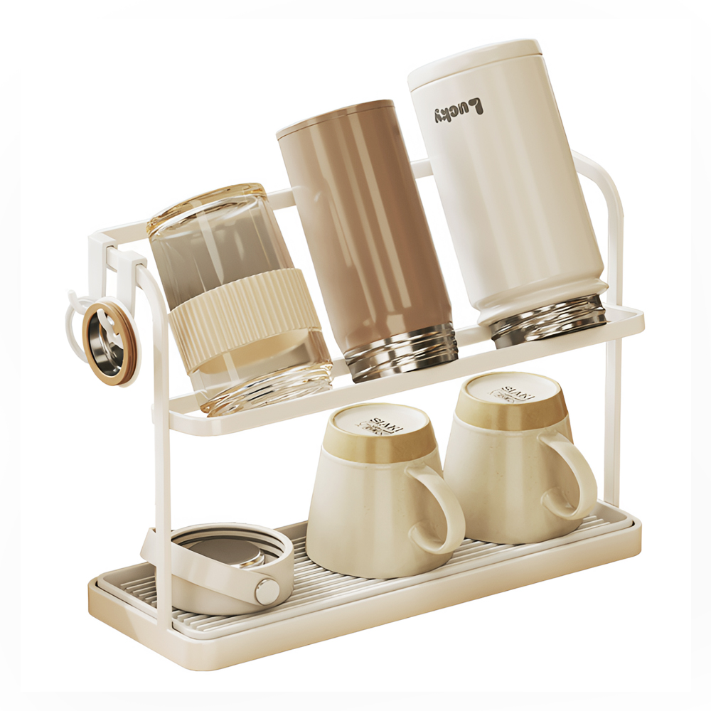 【上手家居】日式瀝水杯架(水杯架/杯子收納架/奶瓶架/保溫瓶收納/杯子瀝水架/水杯瀝水架), , large