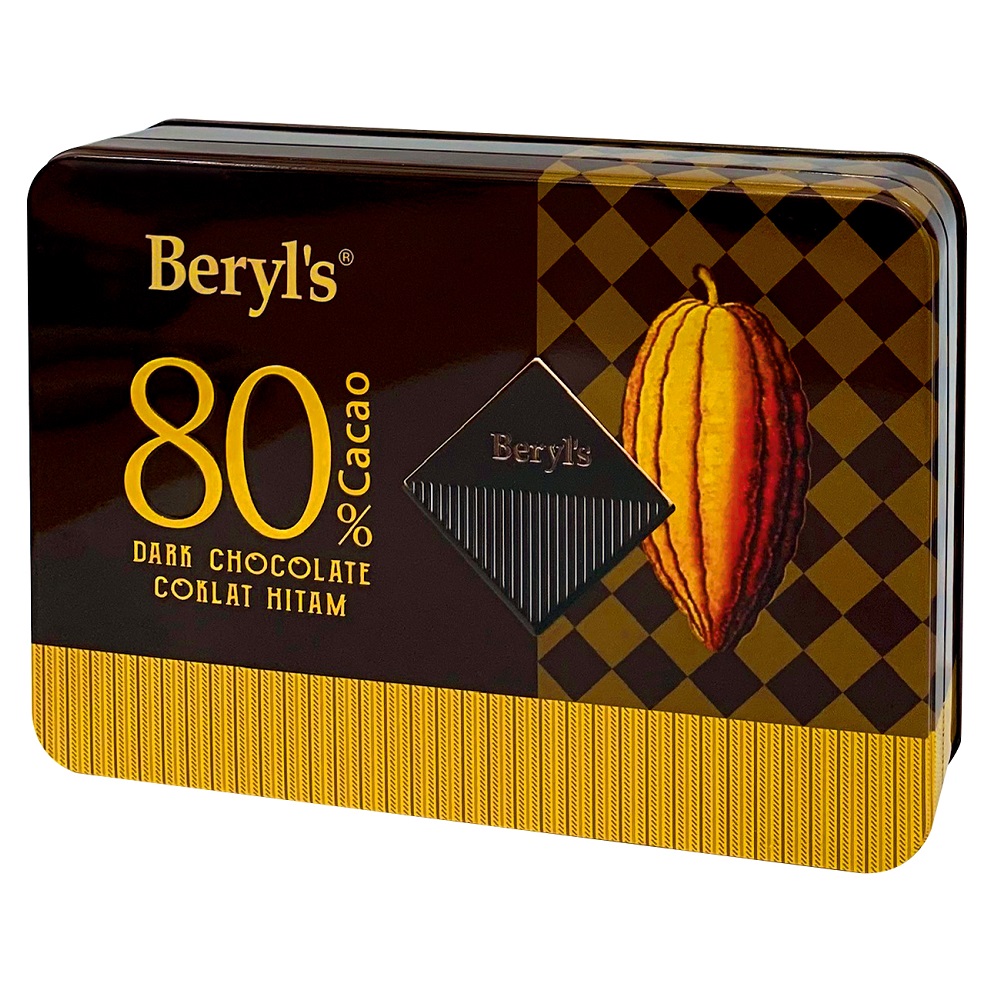 Beryls Cacao Dark Chocolate Tin 108g, , large