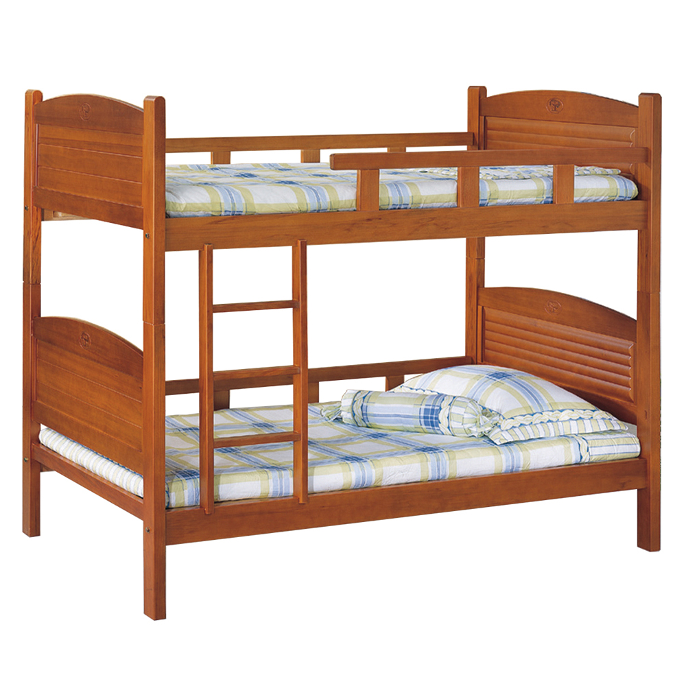 【唯熙傢俱】凱莉柚木色3.5尺雙層床, , large