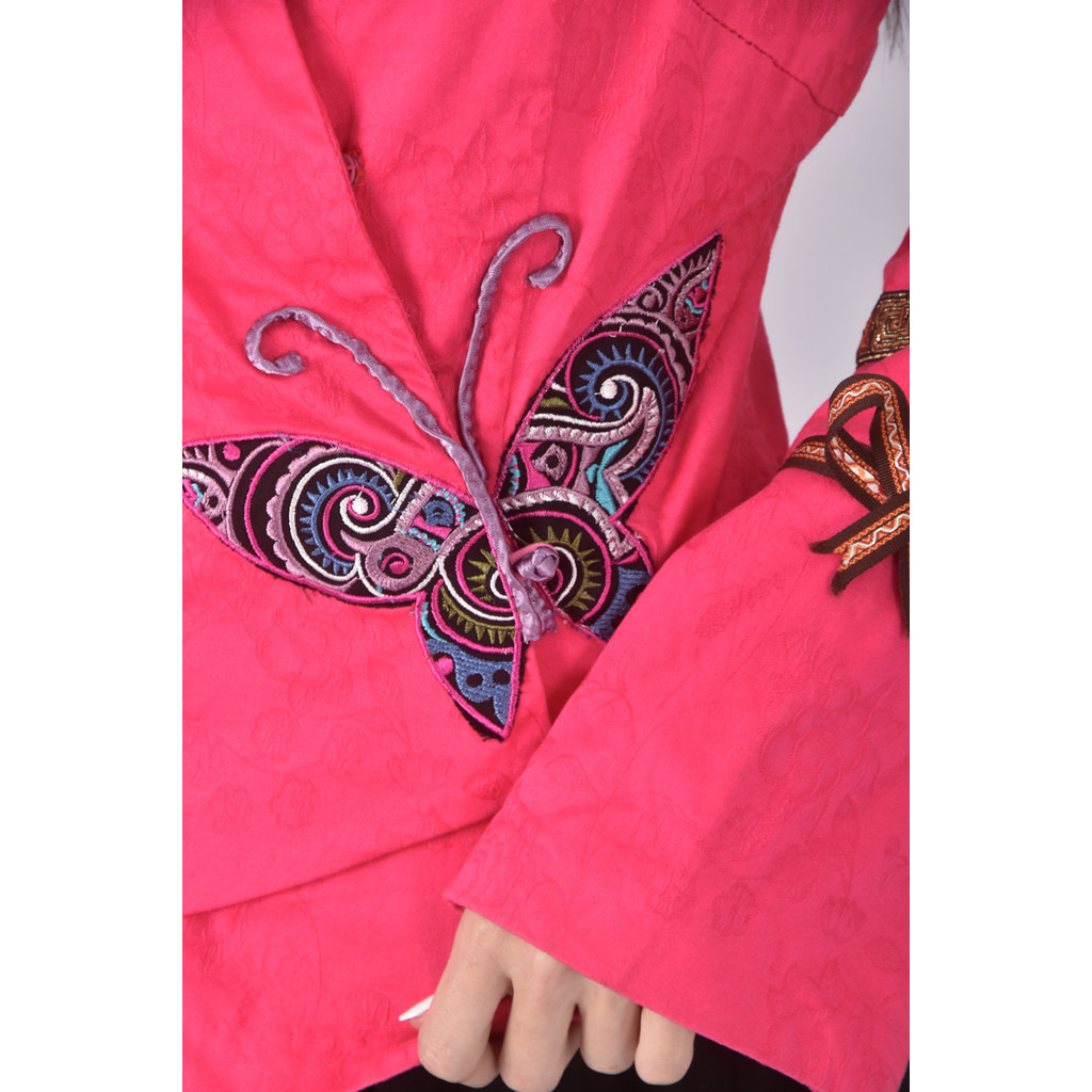 (S) 刺繡粉色外套二手衣, , large