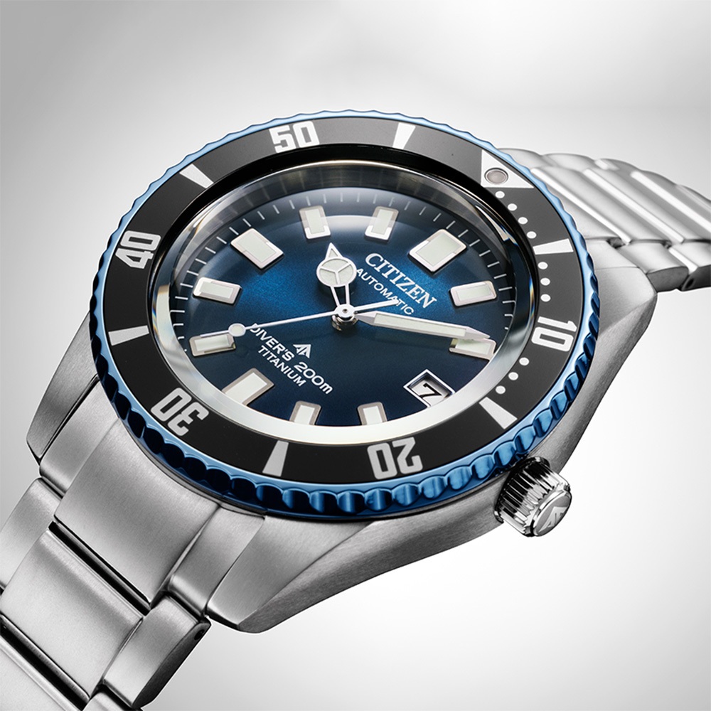CITIZEN 星辰 PROMASTER 35週年限量 鈦 1977征服潛水機械錶 NB6026-56L, , large