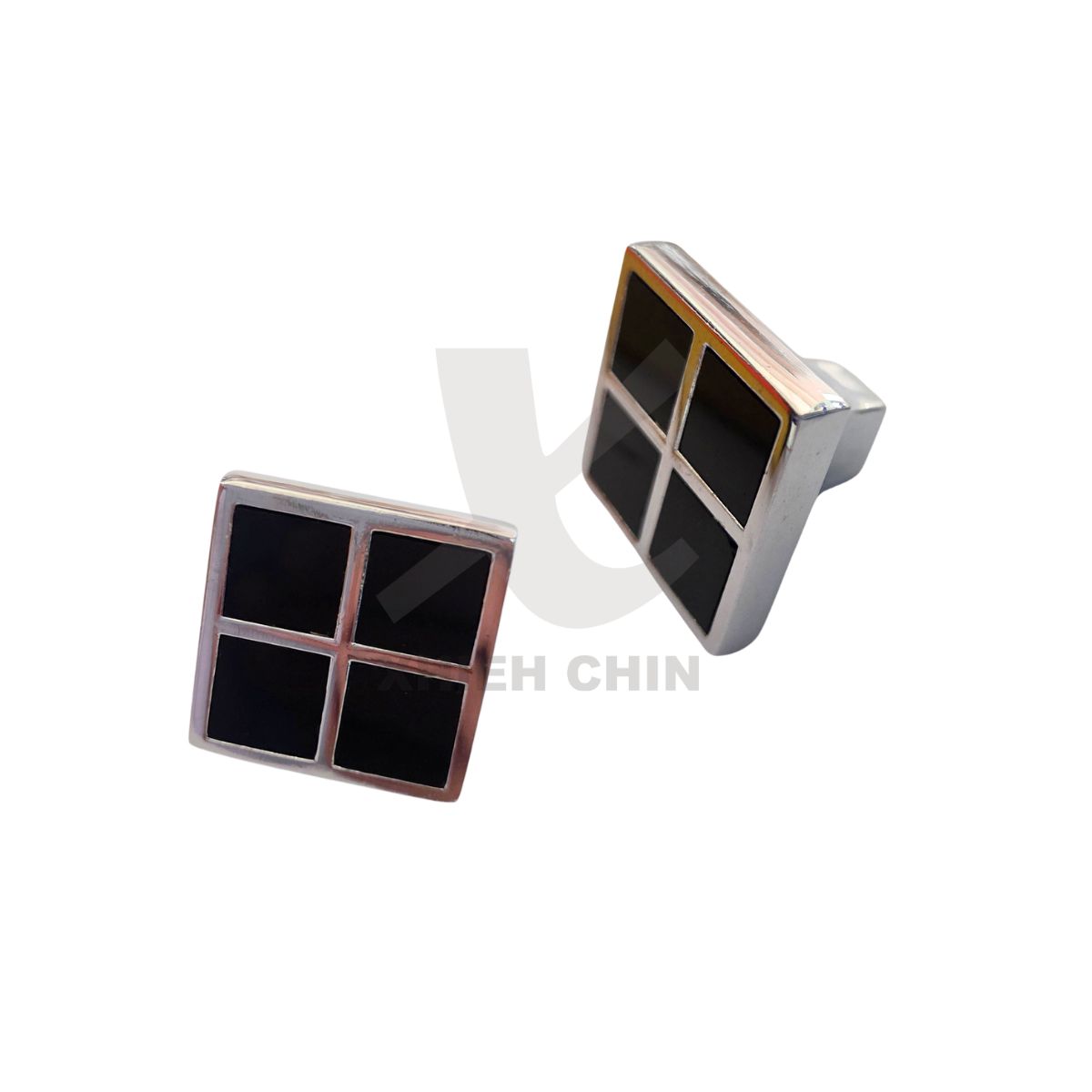 【協進五金】鑲鑽拉手 吊鉻鑲黑色鑽(4顆), , large