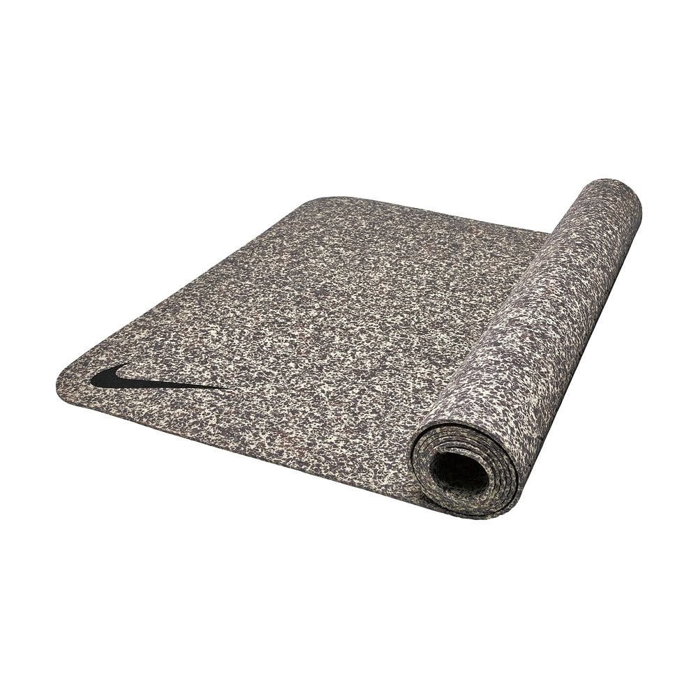 NIKE FLOW 4 MM 瑜珈墊 172CM 45D 舞蹈 隔音墊 運動墊 輕量 便攜 防臭 止滑 卡其 灰綠 黑, , large