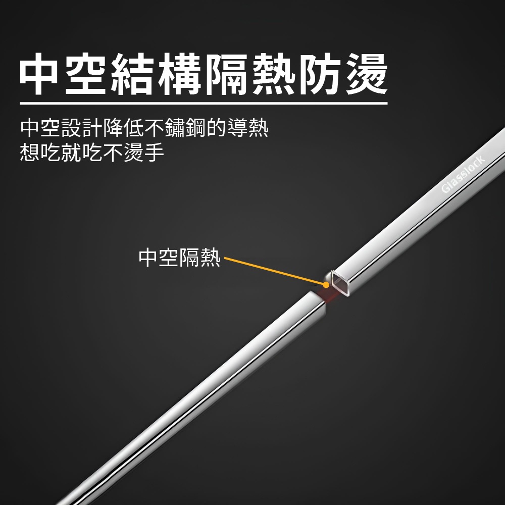 筷子 316不鏽鋼 SGS認證 五雙 圓筷 止滑筷【Ho覓好物】不鏽鋼筷子 防滑筷 方筷 筷子 不鏽鋼方筷, , large